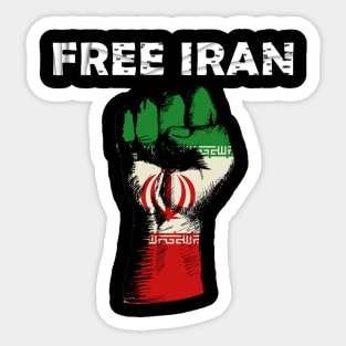 Free iran  Support Freedom For The Iranian Pepole T-Shirt Sticker